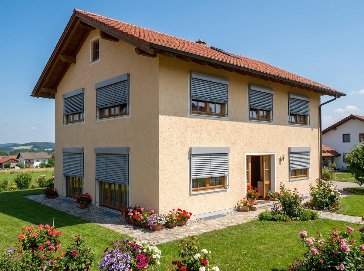 Raffstores Einfamilienhaus